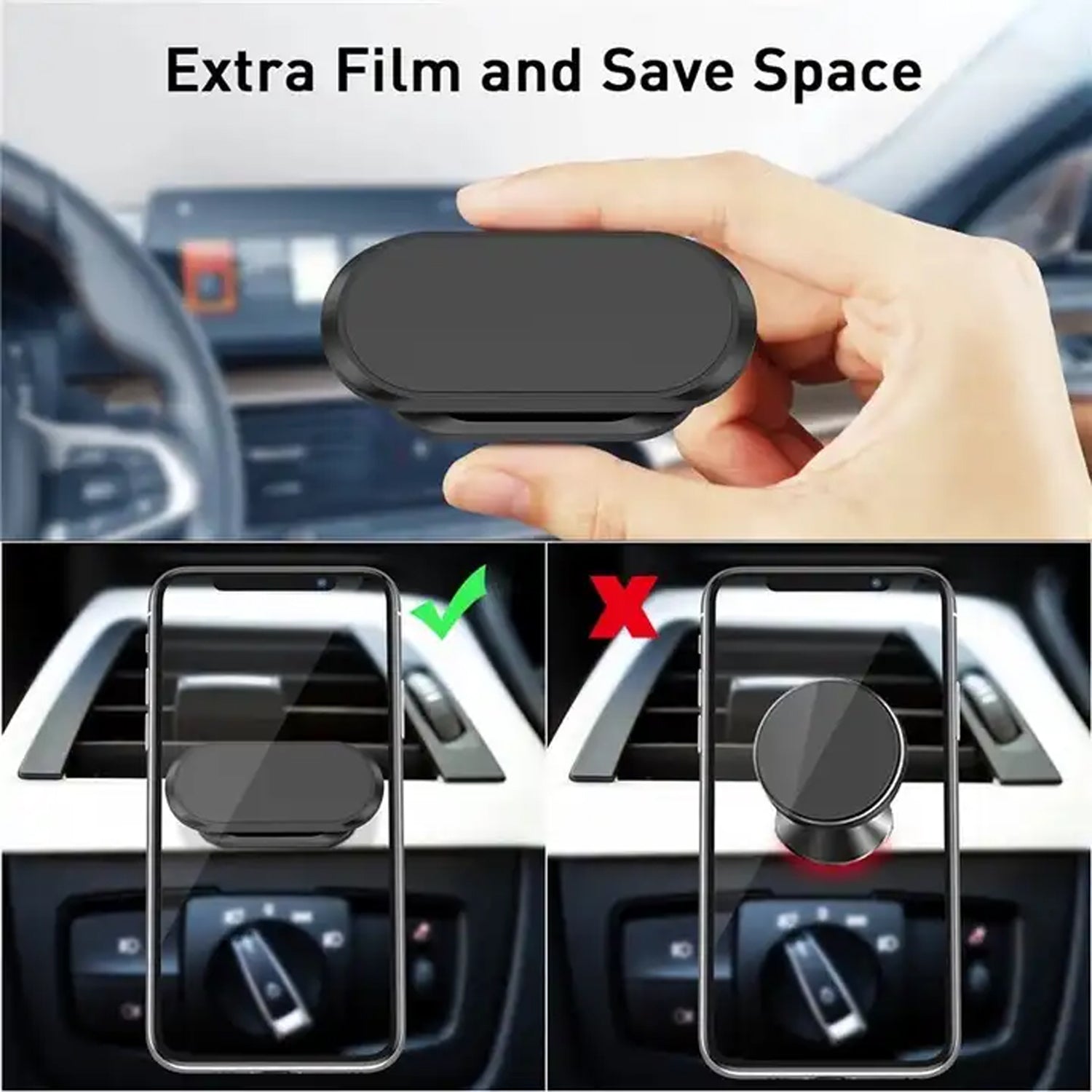 12518 Magnetic Phone Mount/Holder for Car, Super Strong Magnet Universal Car Mount, Dashboard 360° Rotation for Car, Desk, Office, Home & Kitchen for All Smart phones (1 Pc) 12518 Magnetic Phone Mount/Holder for Car, Super Strong Magnet Universal Car Mount, Dashboard 360° Rotation for Car, Desk, Office, Home & Kitchen for All Smart phones (1 Pc)